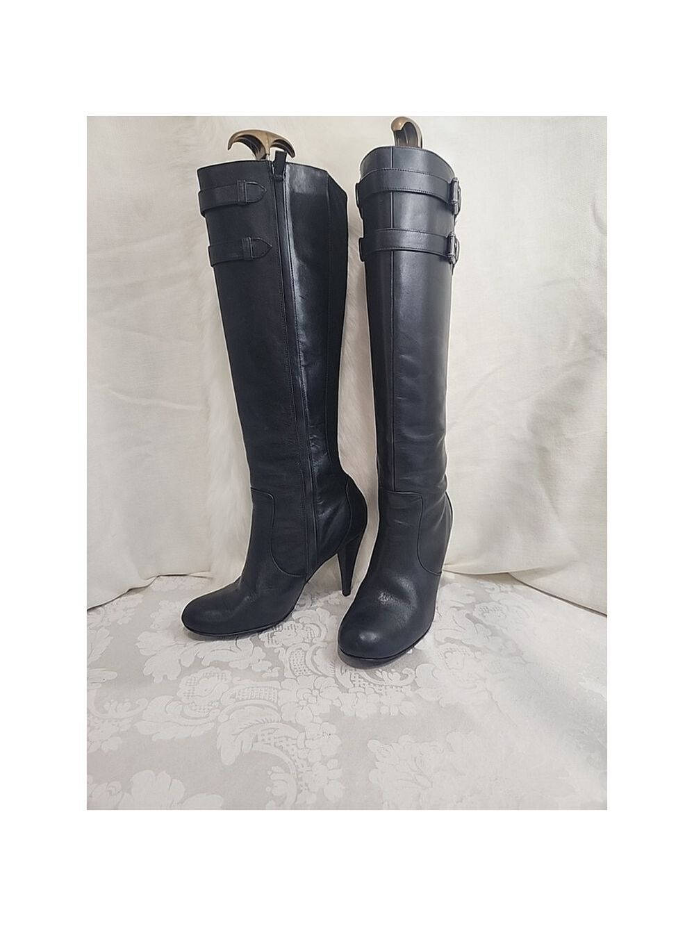 Cole Haan Air Women's 7.5 Jalisa Black Knee High Heeled Boots - Picture 13 of 13